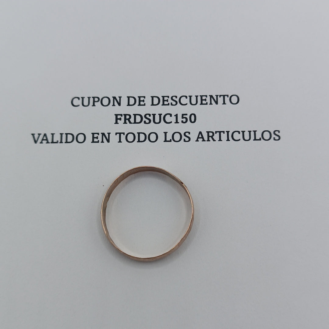 ANILLO ORO 8 K 1.2 GRMS (SEMINUEVO)