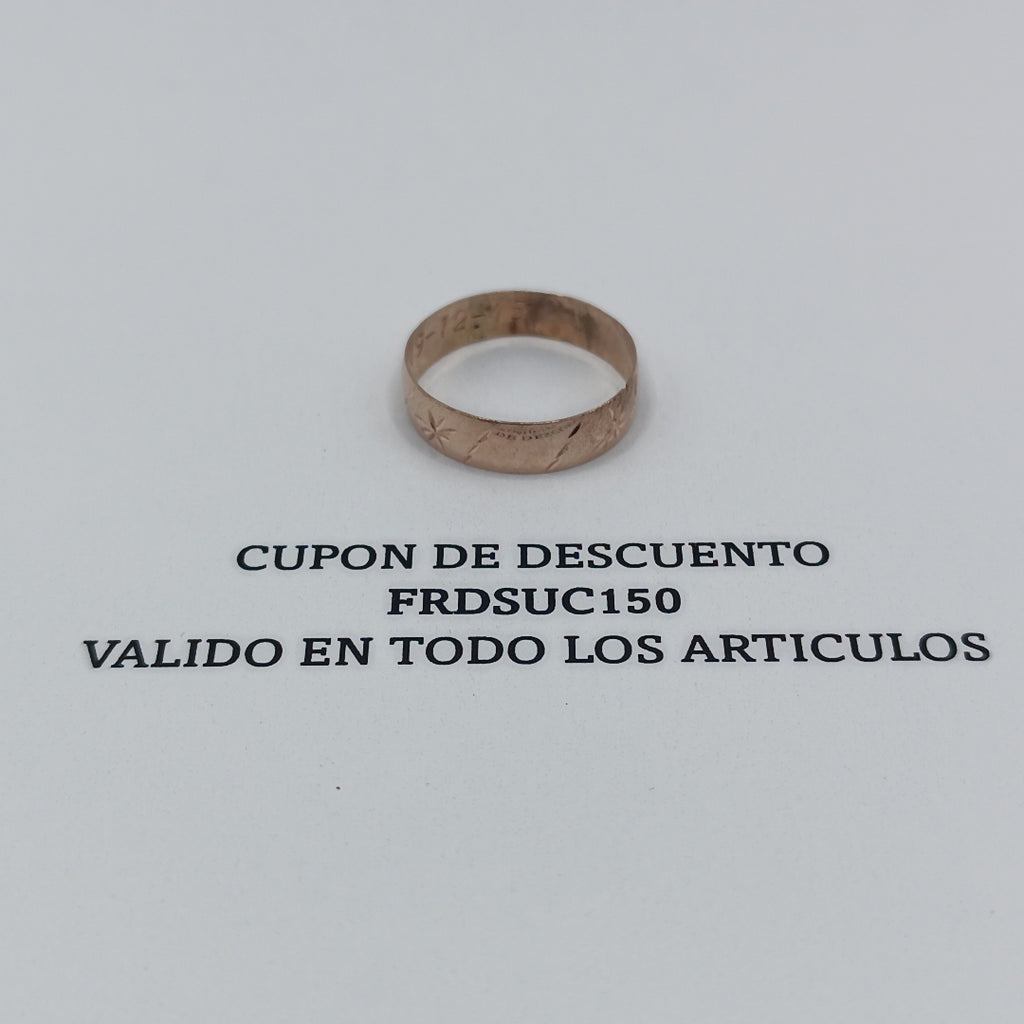 ANILLO ORO 10 K 0.8 GRMS (SEMINUEVO)