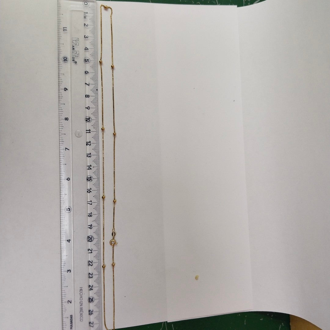 CADENA ORO 10 K 2,70 GRMS (SEMINUEVO)