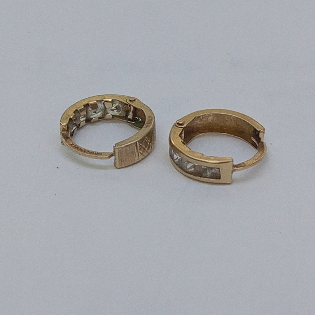 ARETES PAR ORO 10 K 1.2 GRMS (SEMINUEVO)