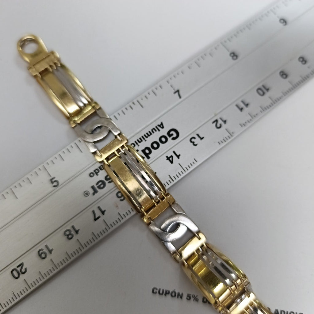 PULSERA RIGIDA ORO,ORO BLANCO 14 K 22,30 GRMS (SEMINUEVO)