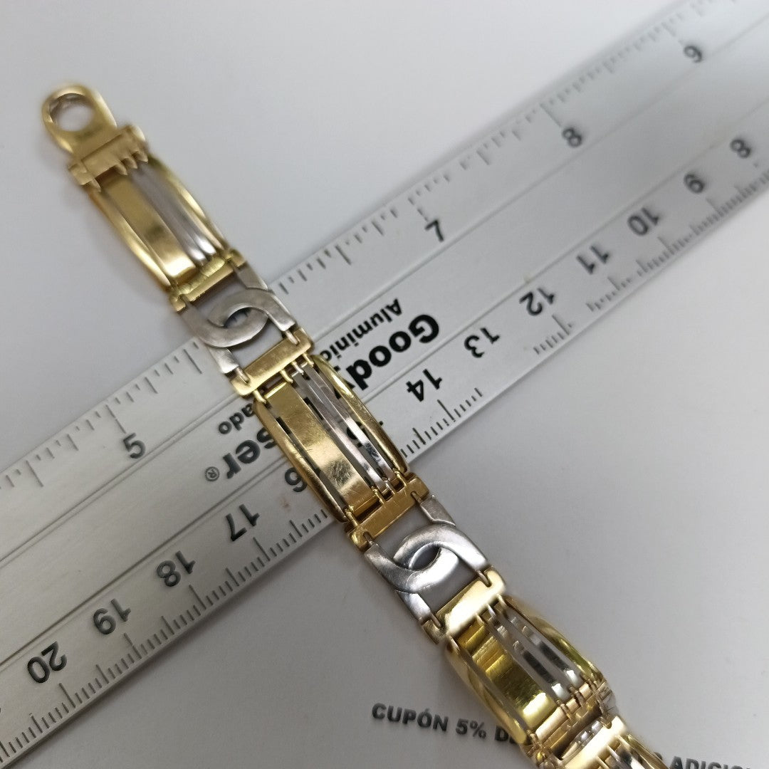PULSERA RIGIDA ORO,ORO BLANCO 14 K 22,30 GRMS (SEMINUEVO)