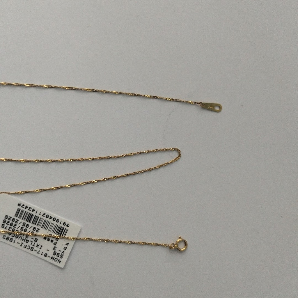 CADENA ORO 14 K 0.7 GRMS (SEMINUEVO)