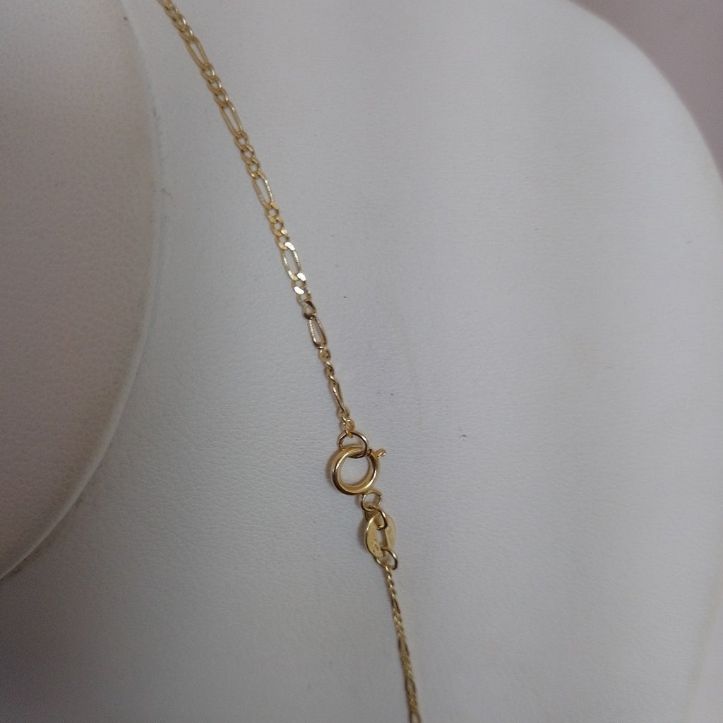 CADENAS TEJIDO 3X1 ORO 14K 55 CM 2.4 GR (NUEVO)