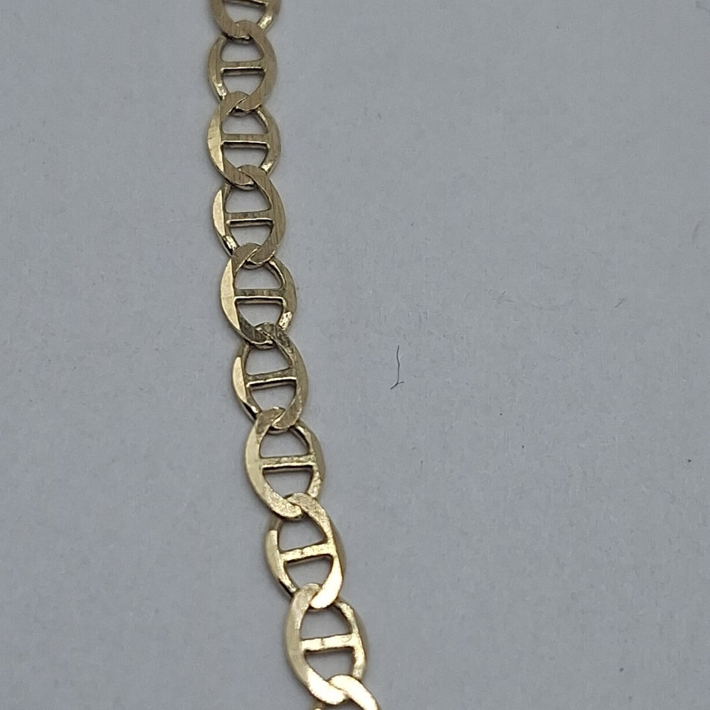 CADENAS TEJIDO GUCHI ORO 10K 55 CM 4.5 GR (NUEVO)