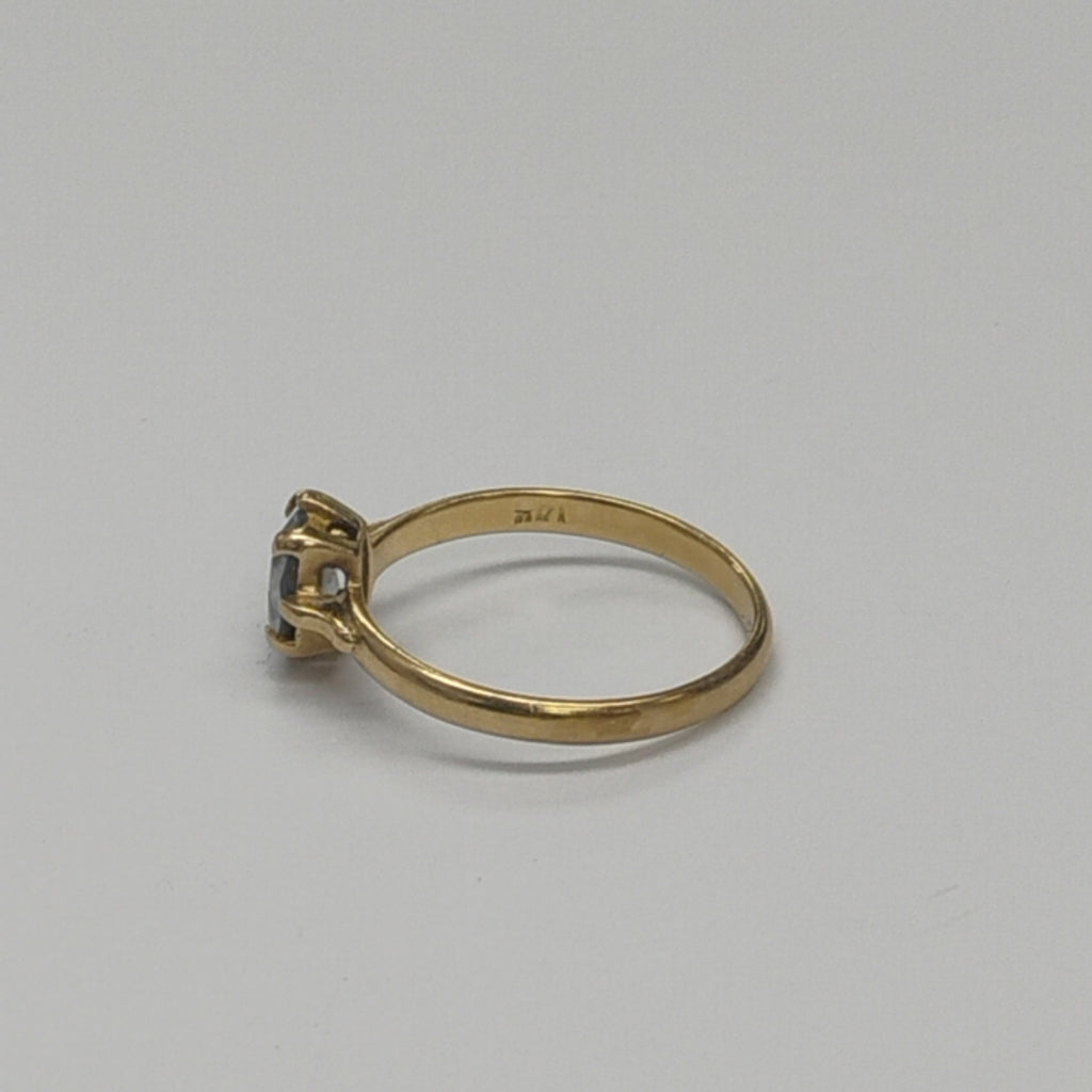 ANILLITO, SOLITARIO ORO 14 K 1.8 GRMS (SEMINUEVO)