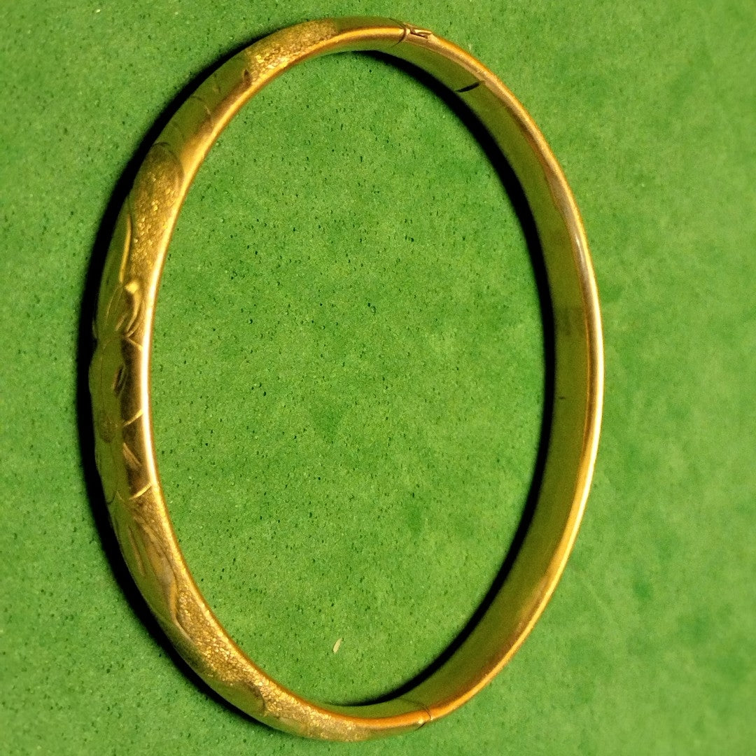 PULSERA RIGIDA ORO 14 K 13.3 GRMS (SEMINUEVO)