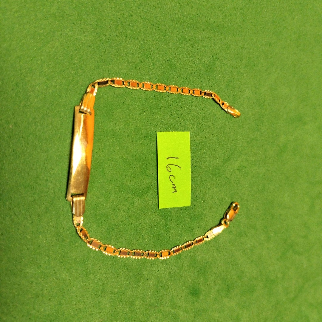 ESCLAVA ORO COMBINADO 14 K 2,70 GRMS (SEMINUEVO)