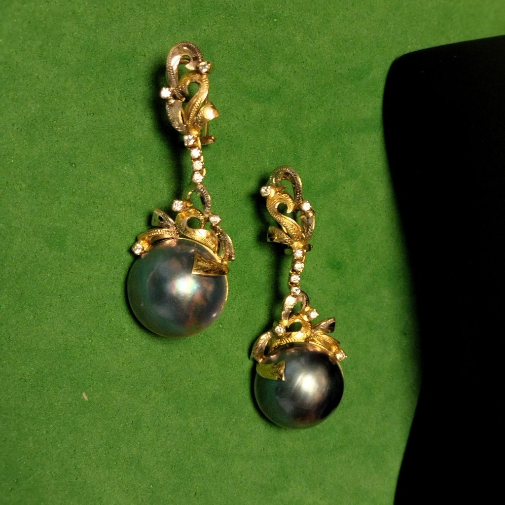 ARETES PAR ORO 14 K 18 GRMS (SEMINUEVO)