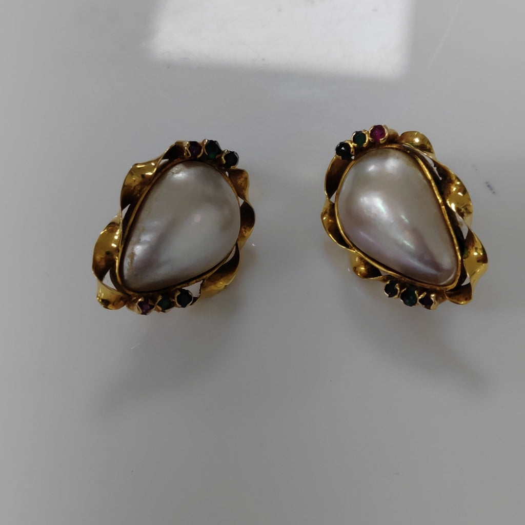 ARETES PAR ORO 14 K 9.9 GRMS (SEMINUEVO)