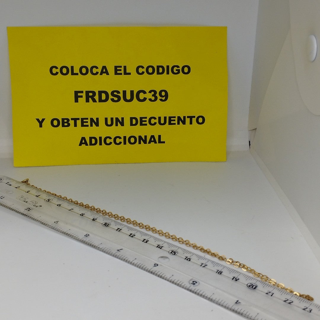 CADENA ORO 14 K 1.9 GRMS (SEMINUEVO)