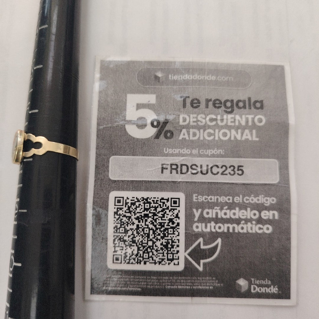 ANILLITO ORO 10 K 1,30 GRMS (SEMINUEVO)