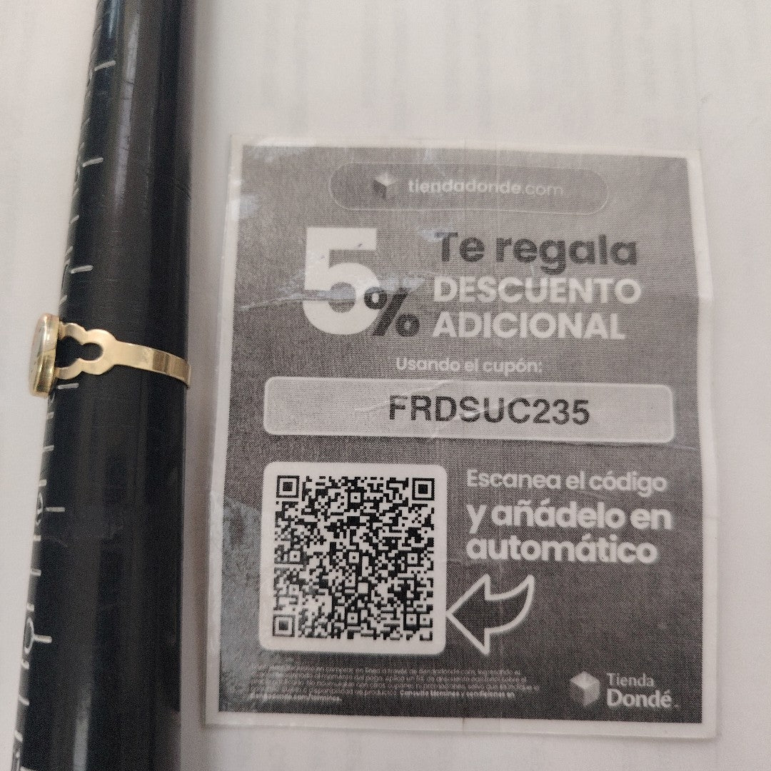 ANILLITO ORO 10 K 1,30 GRMS (SEMINUEVO)