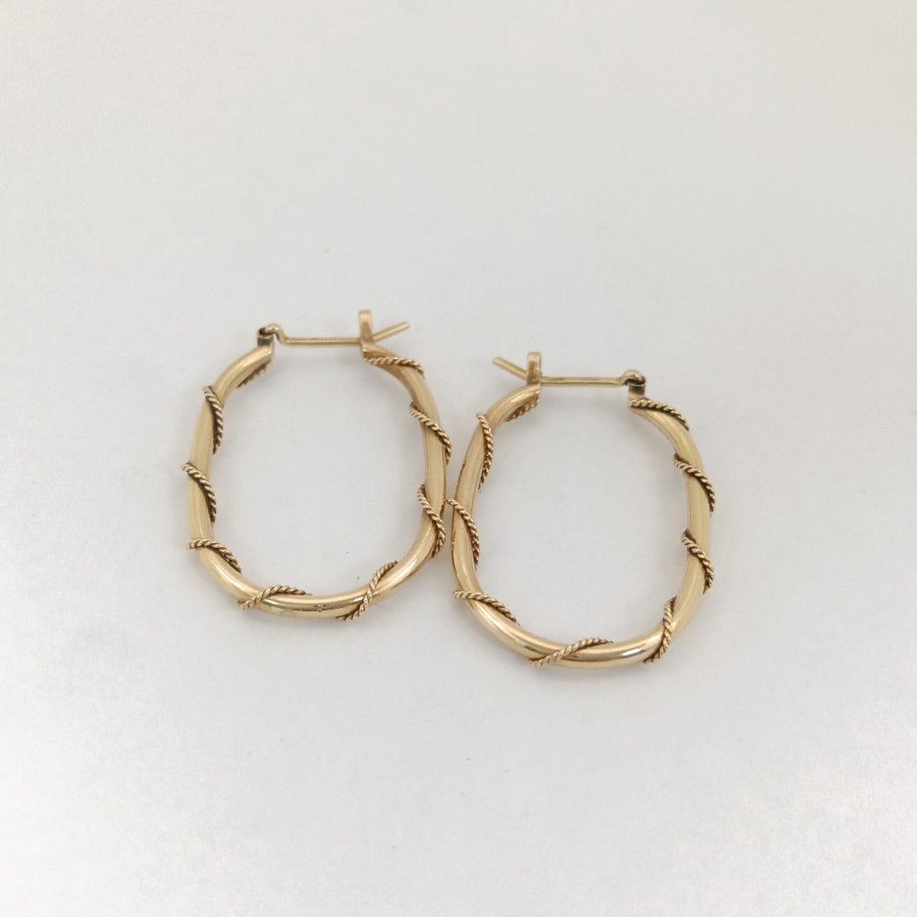 ARRACADAS PAR ORO 14 K 3.2 GRMS (SEMINUEVO)