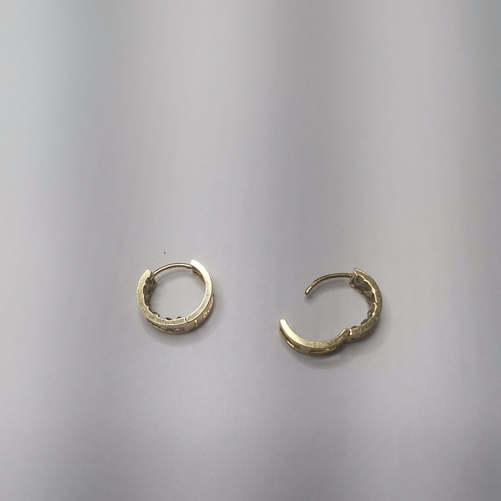 ARETES PAR ORO 14 K 2.8 GRMS (SEMINUEVO)