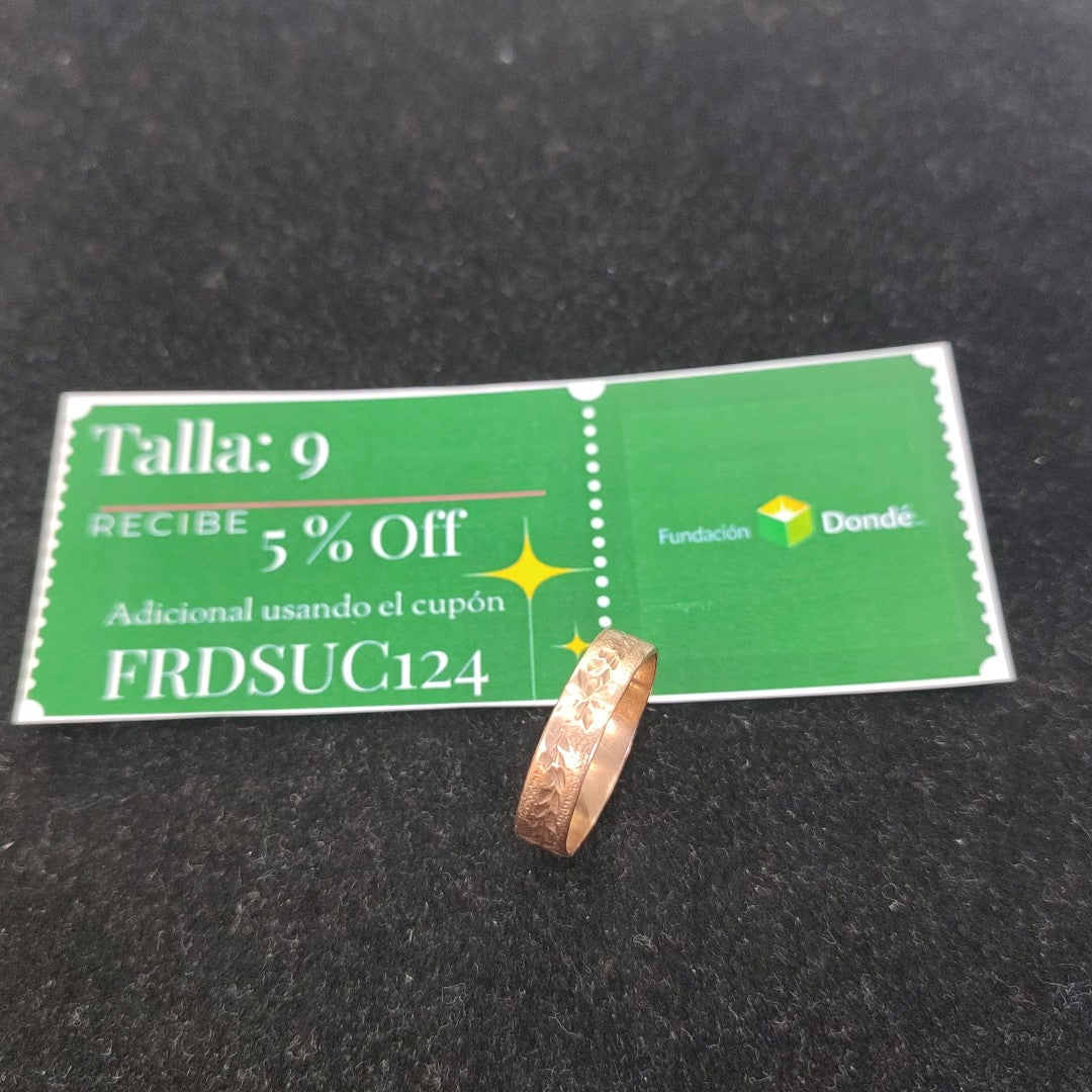 ARGOLLA ORO 10 K 2 GRMS (SEMINUEVO)