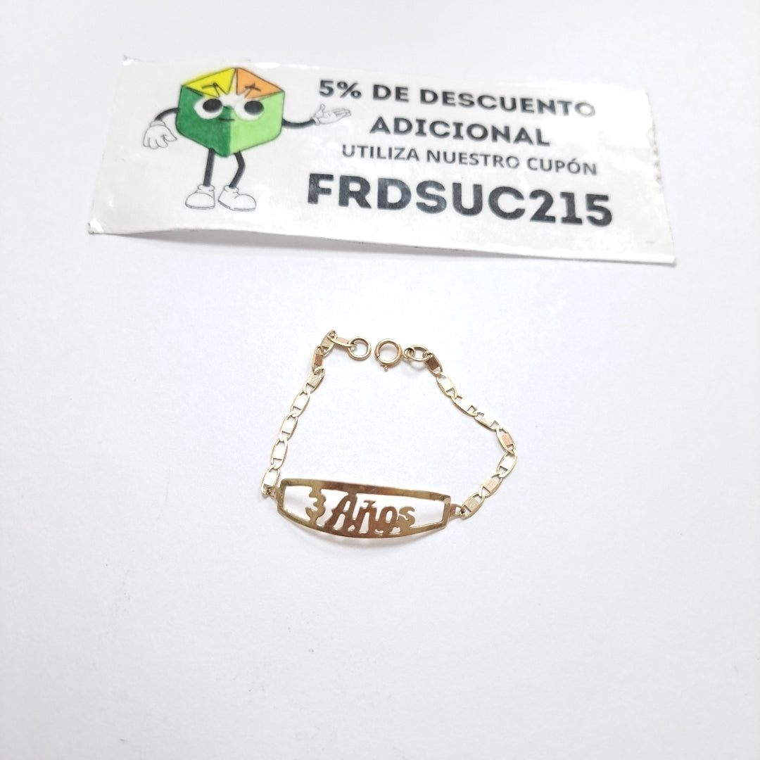 ESCLAVA ORO 8 K 1.8 GRMS (SEMINUEVO)