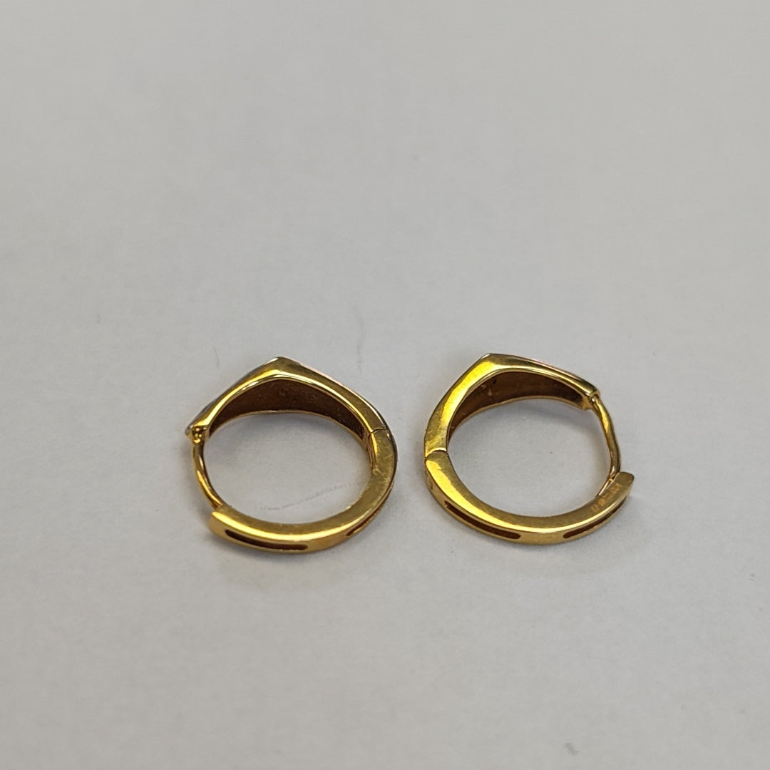 ARRACADAS PAR ORO 14 K 1.5 GRMS (SEMINUEVO)