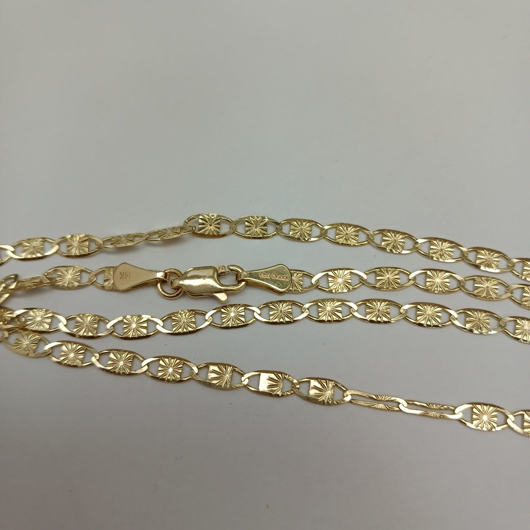 CADENAS GUCHI ORO 14K 55 CM 7.1 GR (NUEVO)