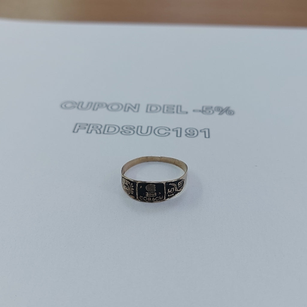 ANILLO DE GRADUACIÓN ORO 8 K 1,10 GRMS (SEMINUEVO)