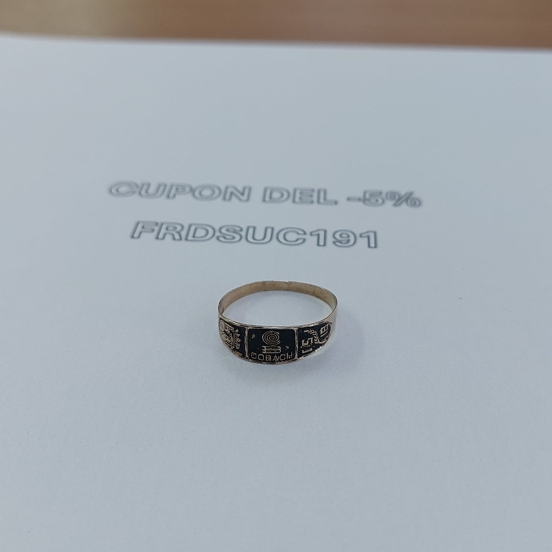 ANILLO DE GRADUACIÓN ORO 8 K 1,10 GRMS (SEMINUEVO)