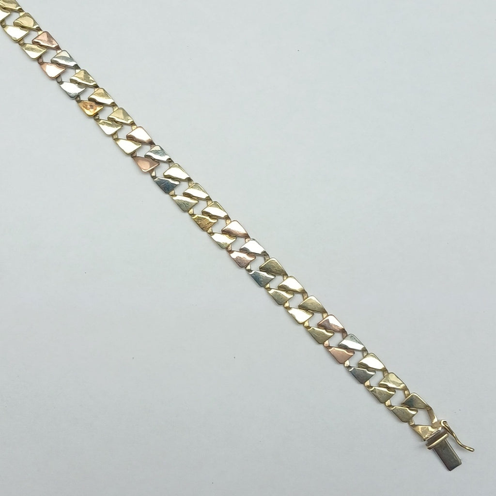 PULSERA ORO,ORO COMBINADO 14 K 11,00 GRMS (SEMINUEVO)