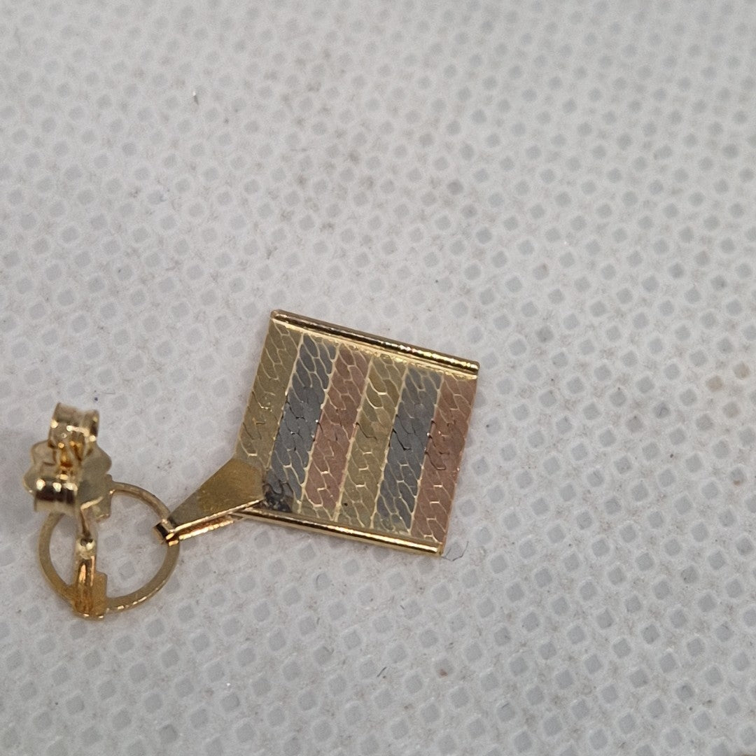 ARETES PAR ORO 14 K 1.2 GRMS (SEMINUEVO)