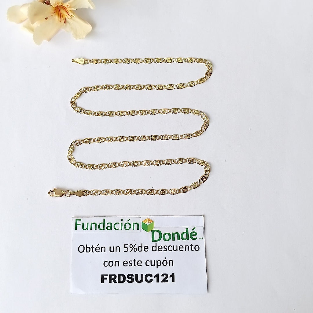 CADENAS GUCHI ORO 14K 55 CM 7.1 GR (NUEVO)