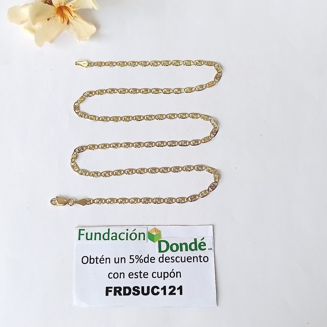 CADENAS GUCHI ORO 14K 55 CM 7.1 GR (NUEVO)