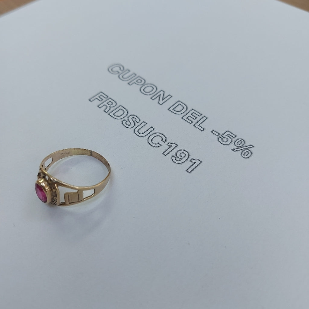 ANILLO ORO 10 K 2.1 GRMS (SEMINUEVO)