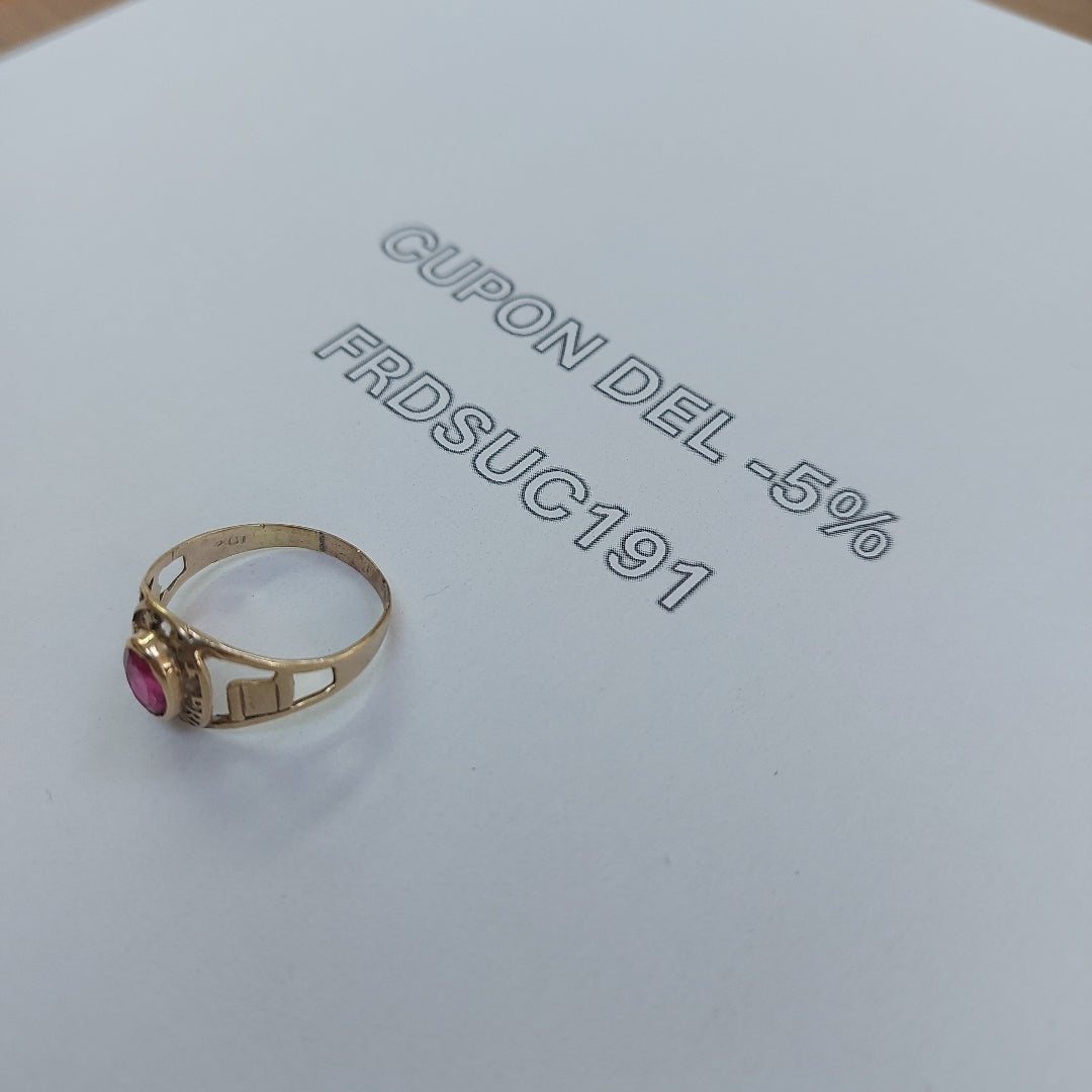 ANILLO ORO 10 K 2.1 GRMS (SEMINUEVO)
