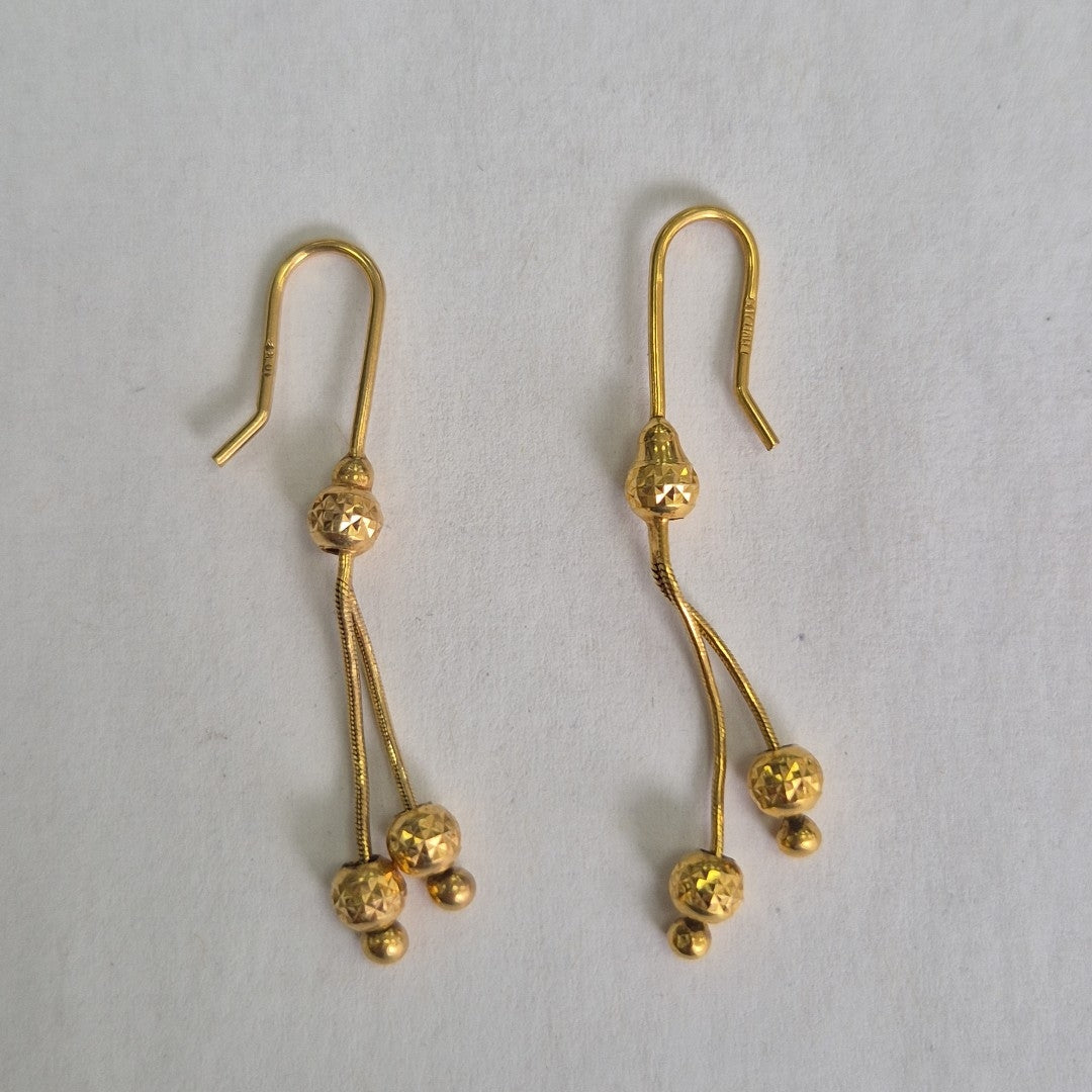 ARETES PAR ORO 10 K 1.8 GRMS (SEMINUEVO)
