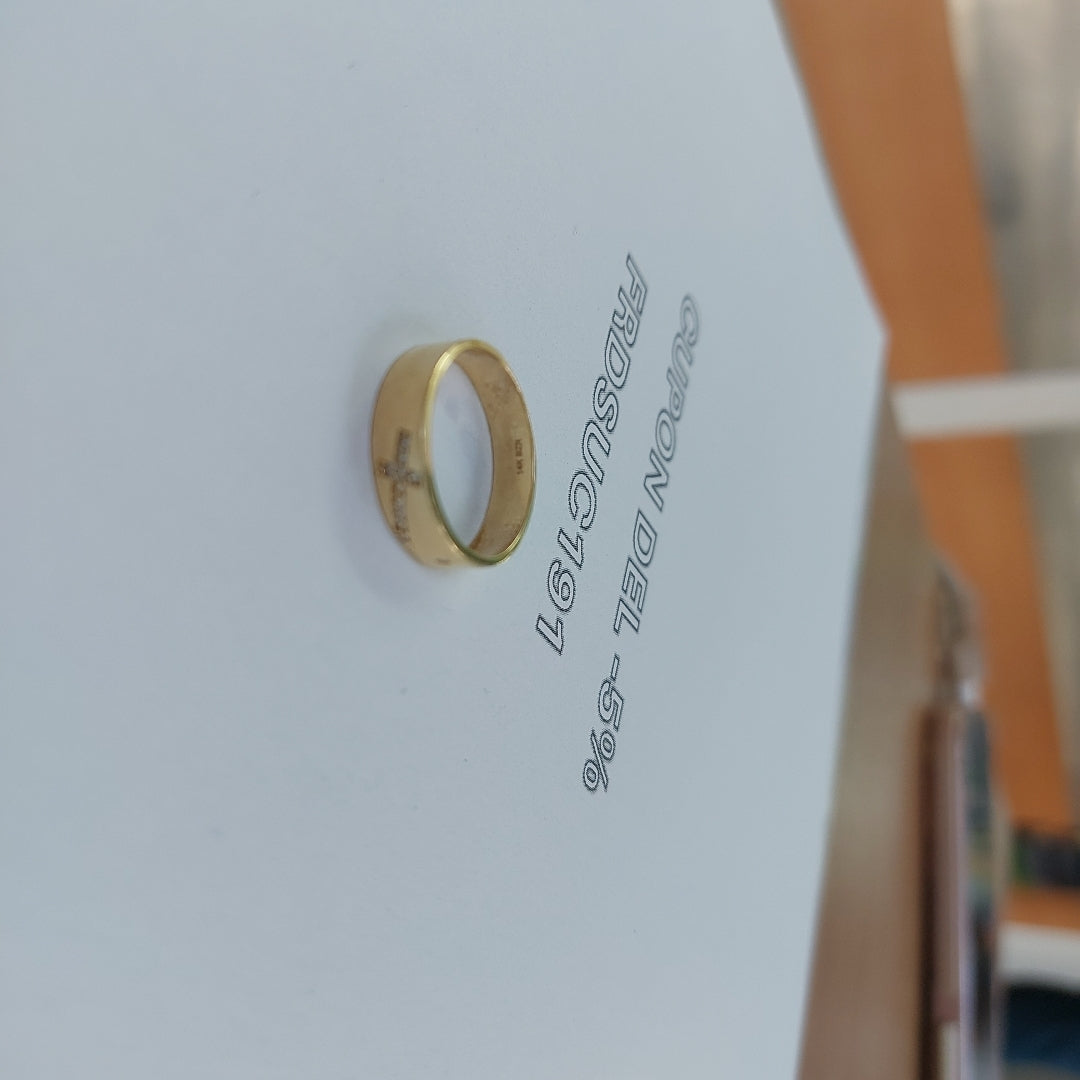 ANILLO ORO 14 K 2.4 GRMS (SEMINUEVO)