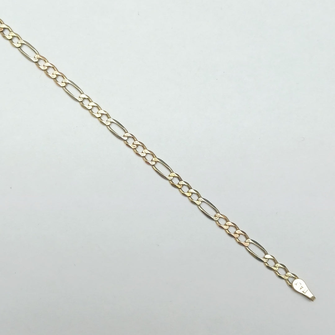 PULSERA ORO,ORO COMBINADO 14 K 3,00 GRMS (SEMINUEVO)