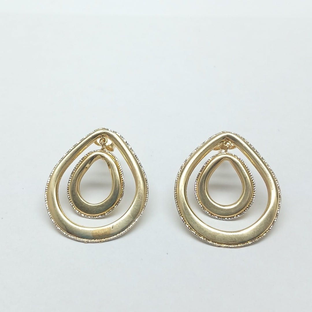 BROQUELES PAR ORO 14 K 8,20 GRMS (SEMINUEVO)