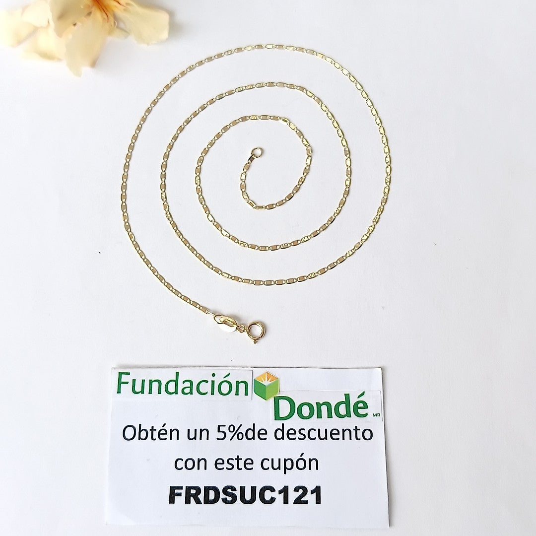 CADENAS GUCHI ORO 14K 55 CM 1.9 GR (NUEVO)