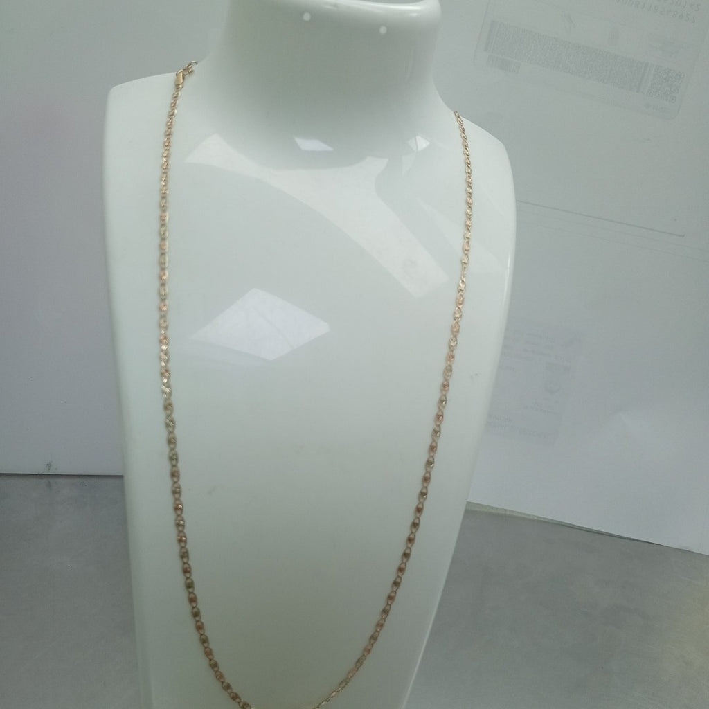CADENAS TEJIDO GUCHI ORO 10K 60 CM 3.2 GR (NUEVO)