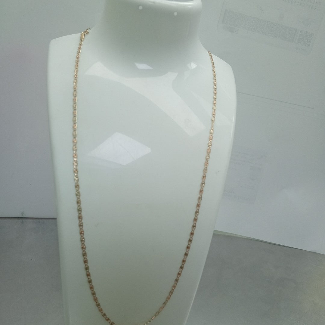CADENAS TEJIDO GUCHI ORO 10K 60 CM 3.2 GR (NUEVO)