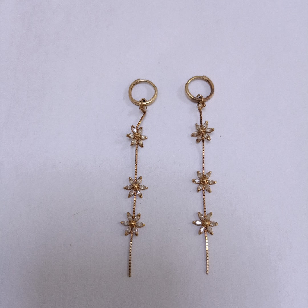 ARRACADAS PAR ORO 14 K 3,10 GRMS (SEMINUEVO)