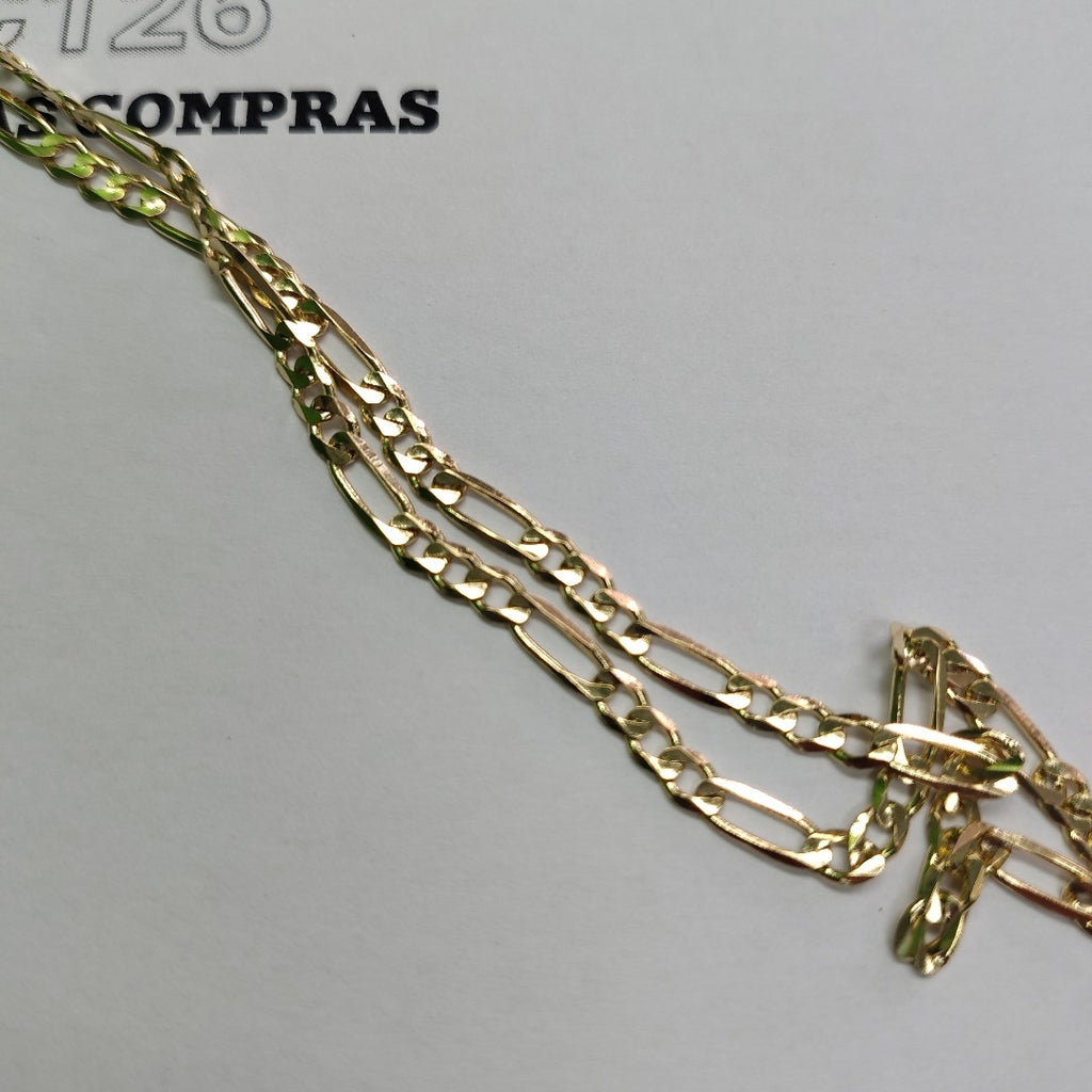 CADENAS 3X1 ORO 14K 60 CM 8 GR (NUEVO)