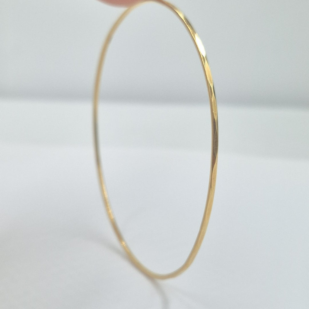 PULSERA RIGIDA ORO 14 K 4,10 GRMS (SEMINUEVO)