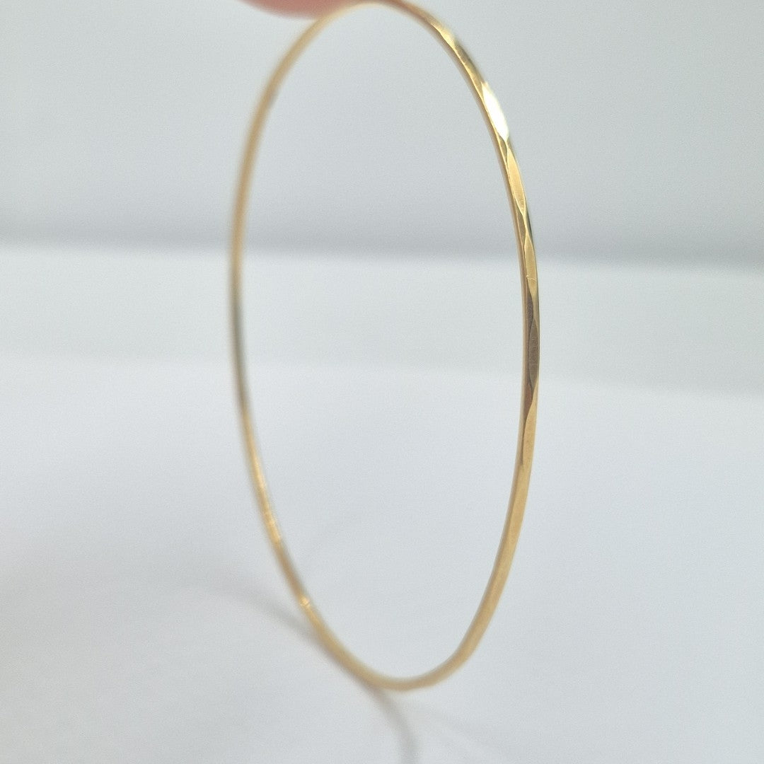 PULSERA RIGIDA ORO 14 K 4,10 GRMS (SEMINUEVO)