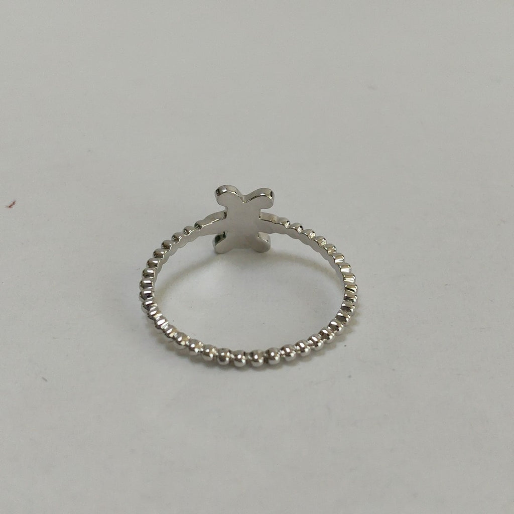 ANILLITO ORO BLANCO 14 K 1.1 GRMS (SEMINUEVO)