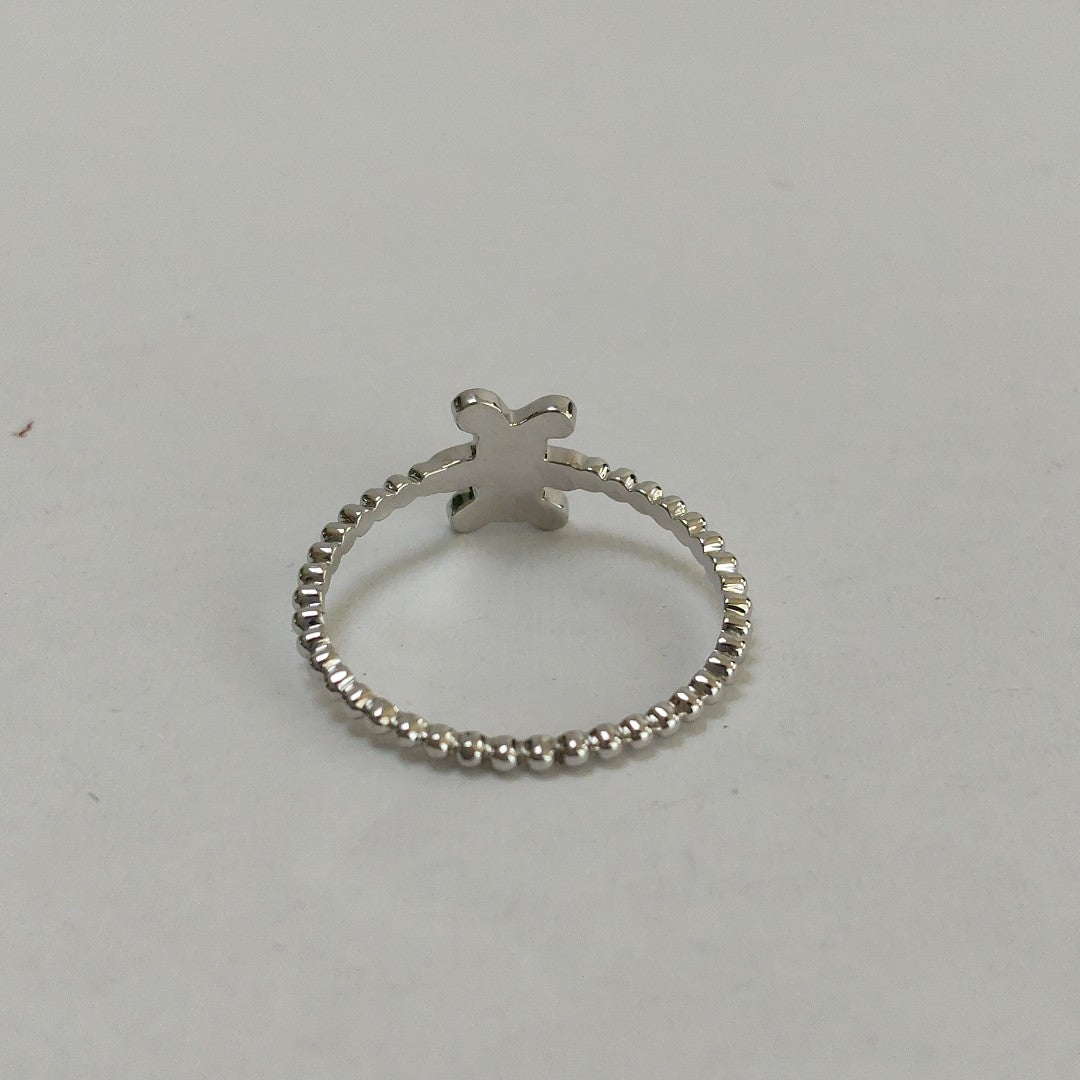 ANILLITO ORO BLANCO 14 K 1.1 GRMS (SEMINUEVO)