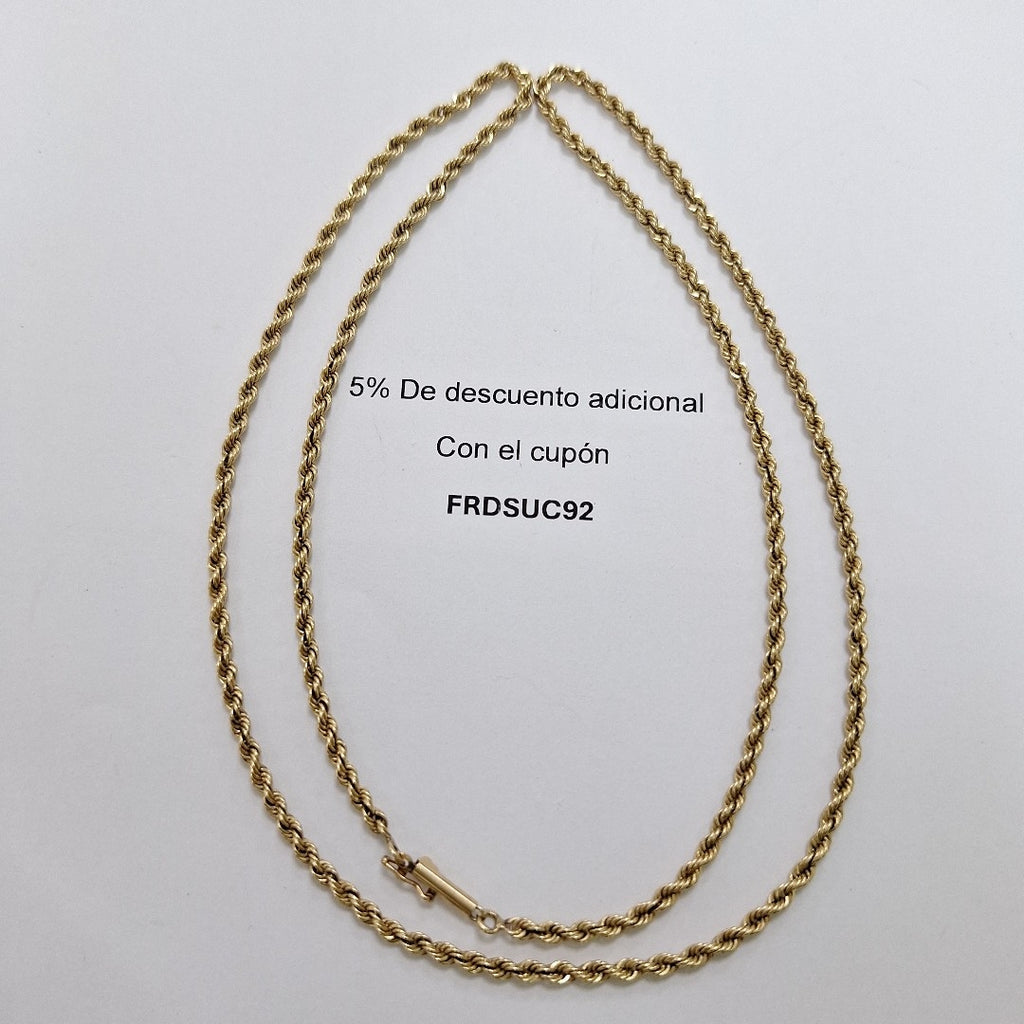 CADENA ORO 10 K 14 GRMS (SEMINUEVO)