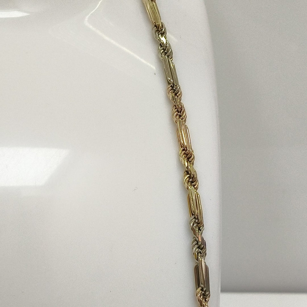 CADENA ORO COMBINADO 10 K 23.9 GRMS (SEMINUEVO)
