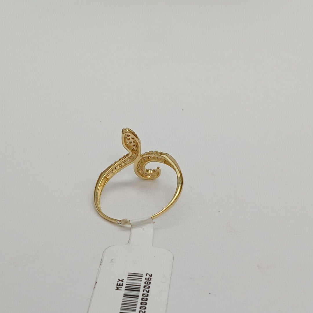 ANILLOS SERPIENTE ORO 10K TALLA 9 1.8 GR (NUEVO)