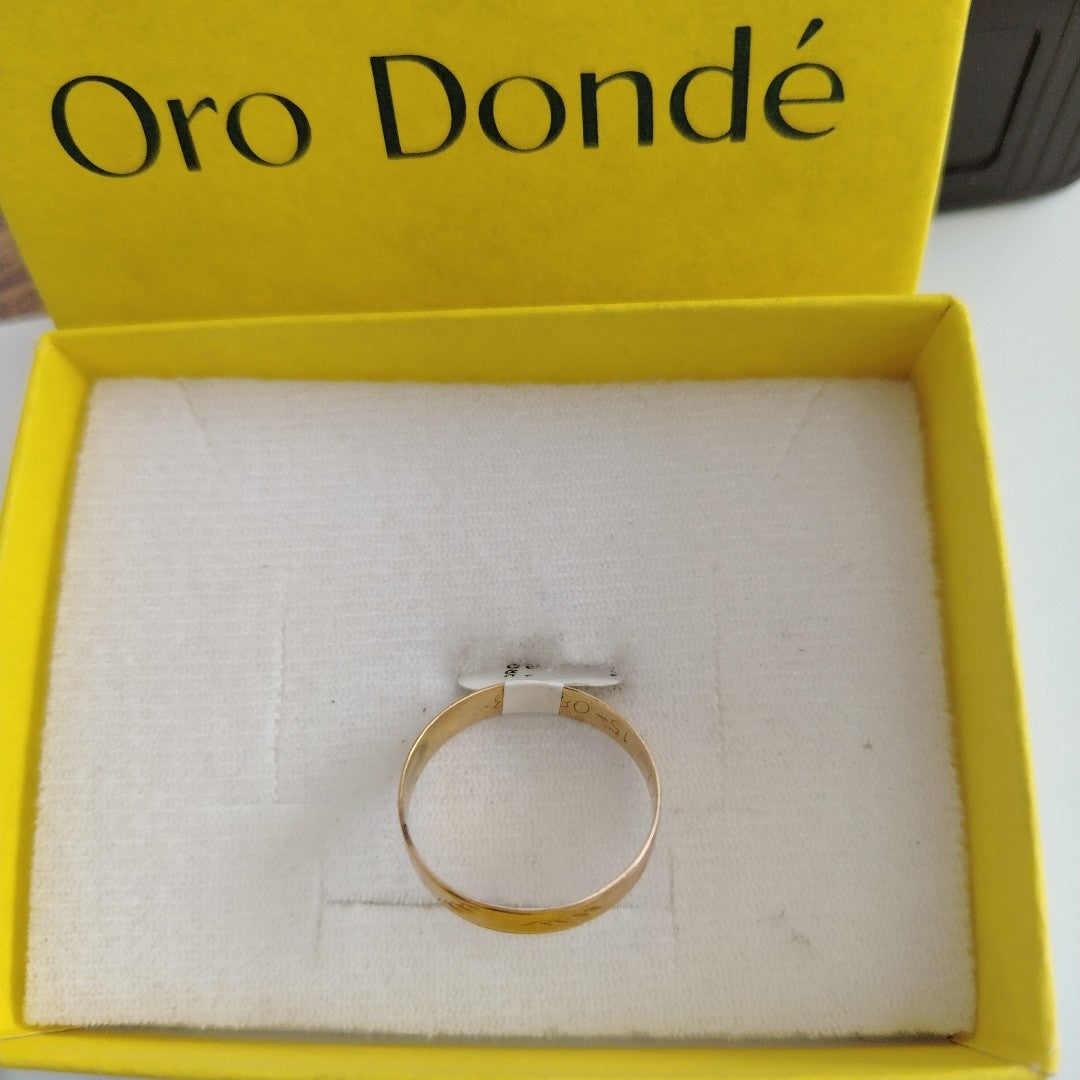 ARGOLLA ORO 8 K 1.4 GRMS (SEMINUEVO)
