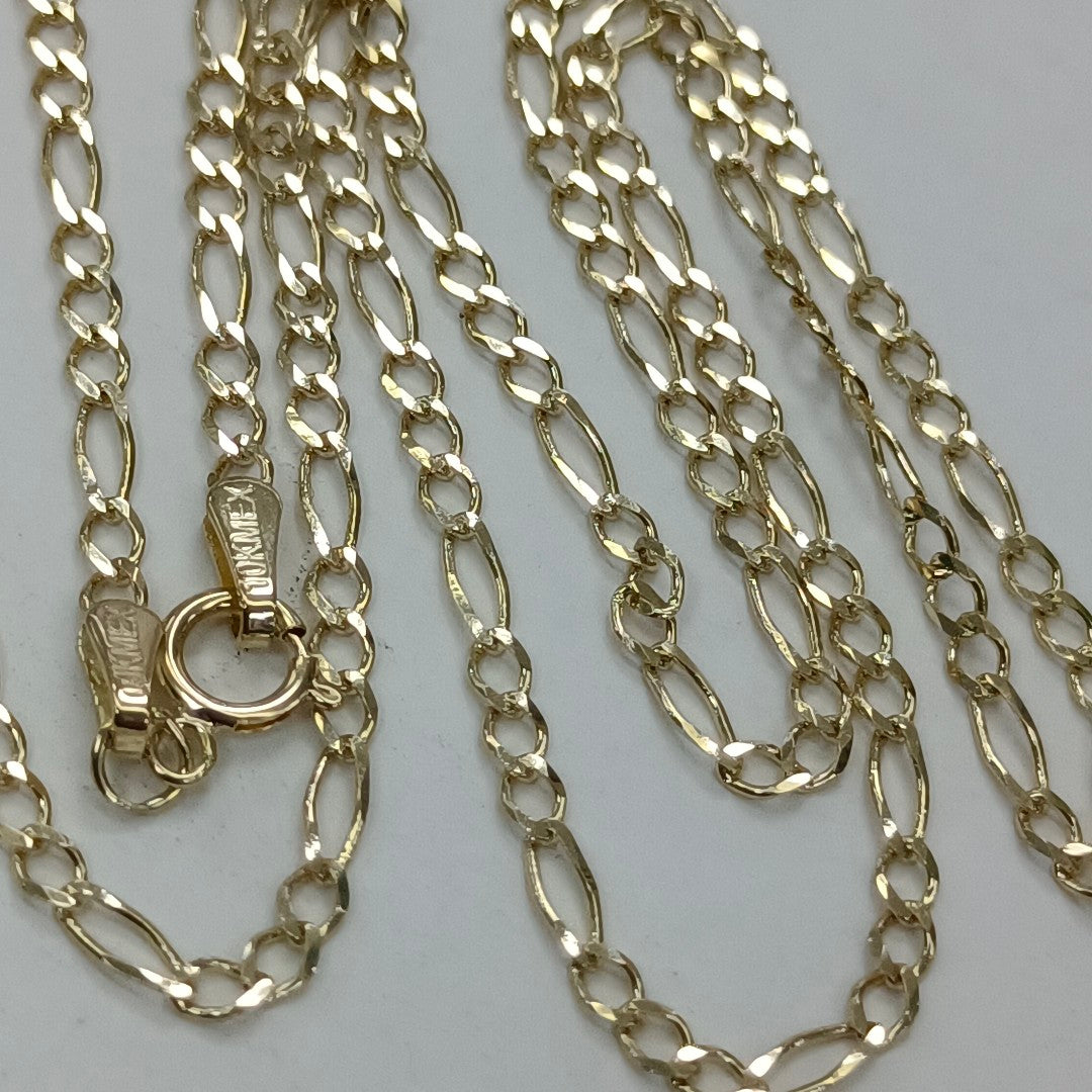 CADENAS TEJIDO 3X1 ORO 10K 50 CM 2.7 GR (NUEVO)