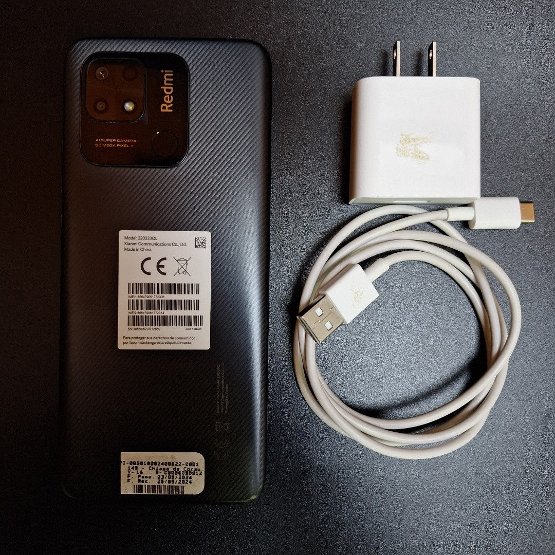 CELULAR XIAOMI REDMI 10C 220333QL 128 GB 4 GB RAM (SEMINUEVO)
